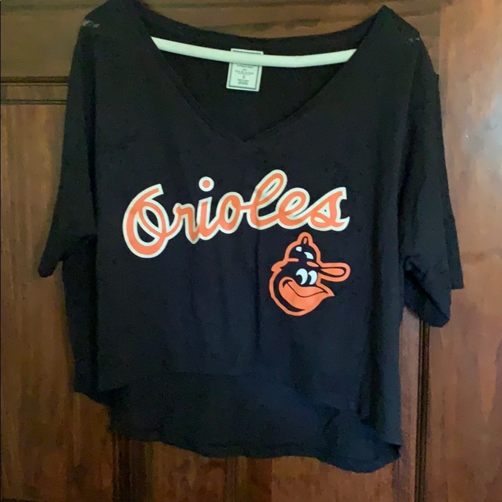 Victoria Secret PINK Orioles burnout shirt small